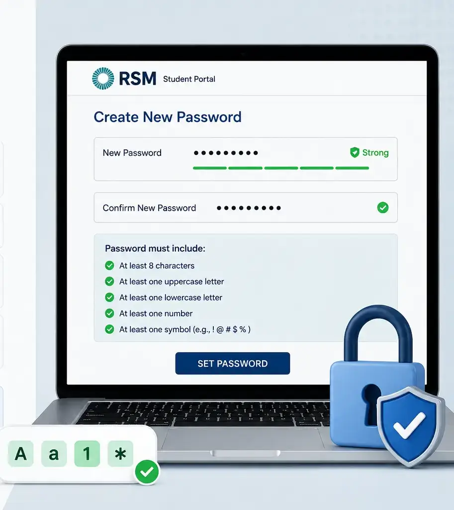 Set Up a Secure New Password